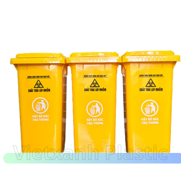 Thùng rác y tế 120 lít