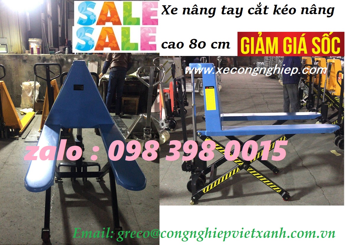 Xe nâng tay phong phú