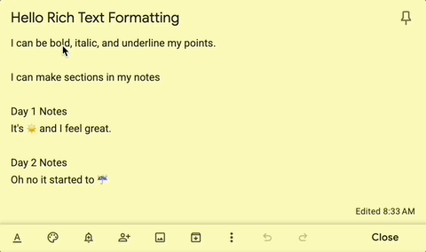 google-keep-web-outils-mise-en-forme.gif