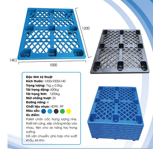 Vệ sinh pallet nhựa