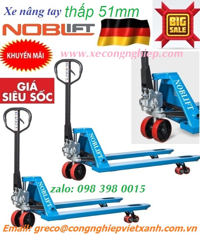 Xe nâng tay cho pallet nặng