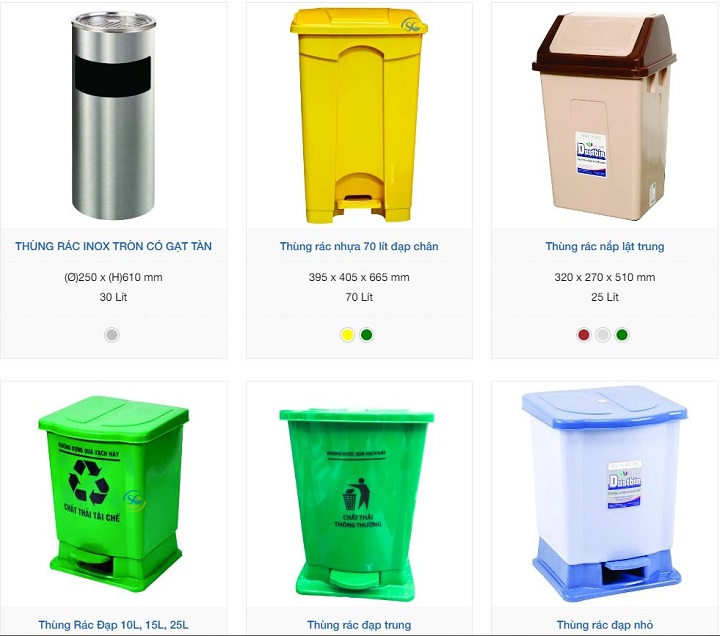 Thùng rác văn phòng Thùng rác văn phòng